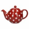 London Pottery Globe 4 Cup Teapot Red With White Spots -HARTS OF STUR Sales 67450 London Pottery Globe 4 Cup Teapot Red With White Spots