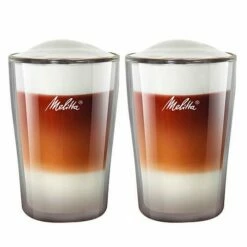 Melitta 300ml Double Wall Latte Macchiato Glass Set Of 2