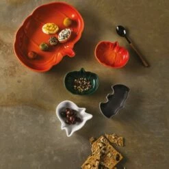 Le Creuset Stoneware Set Of 4 Mini Halloween Dishes -HARTS OF STUR Sales 69255008179030 Le Creuset Stoneware Set Of 4 Mini Halloween Dishes 3