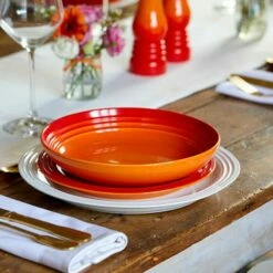 Le Creuset Volcanic Stoneware 22cm Pasta Bowl -HARTS OF STUR Sales 70102220900099 Le Creuset Volcanic Stoneware 22cm Pasta Bowl 5