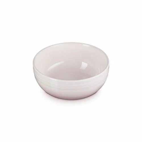 Le Creuset Shell Pink Stoneware Coupe Collection 16cm Cereal Bowl 4 Le Creuset Shell Pink Stoneware Coupe Collection 16cm Cereal Bowl - Image 2