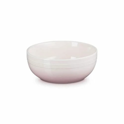 Le Creuset Shell Pink Stoneware Coupe Collection 16cm Cereal Bowl 3 Le Creuset Shell Pink Stoneware Coupe Collection 16cm Cereal Bowl