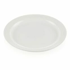 Le Creuset White Stoneware 27cm Dinner Plate -HARTS OF STUR Sales 70202270100099 Le Creuset White Stoneware 27cm Dinner Plate 1