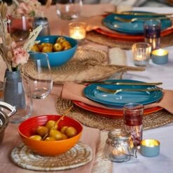 Le Creuset Volcanic Stoneware 27cm Dinner Plate -HARTS OF STUR Sales 70202270900099 Le Creuset Volcanic Stoneware 27cm Dinner Plate 4