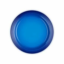Le Creuset Azure Stoneware 27cm Dinner Plate -HARTS OF STUR Sales 70202272200099 Le Creuset Dinner Plate Azure Blue 3