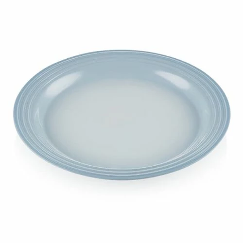Le Creuset Coastal Blue Stoneware 27cm Dinner Plate 4 Le Creuset Coastal Blue Stoneware 27cm Dinner Plate - Image 2