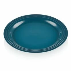 Le Creuset Deep Teal Stoneware 27cm Dinner Plate -HARTS OF STUR Sales 70202276420099 Le Creuset Deep Teal Stoneware 27cm Dinner Plate 1
