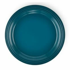 Le Creuset Deep Teal Stoneware 27cm Dinner Plate -HARTS OF STUR Sales 70202276420099 Le Creuset Deep Teal Stoneware 27cm Dinner Plate 3