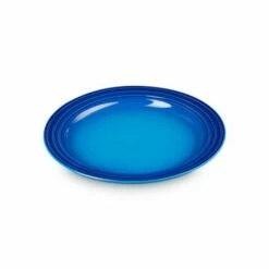 Le Creuset Azure Stoneware 22cm Side Plate -HARTS OF STUR Sales 70203222200099 Le Creuset Side Plate Azure Blue 1