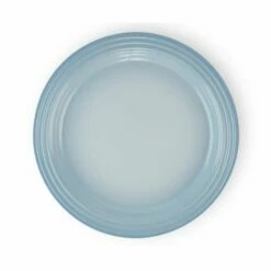 Le Creuset Coastal Blue Stoneware 22cm Side Plate -HARTS OF STUR Sales 70203224200099 Le Creuset Coastal Blue Stoneware 22cm Side Plate 3