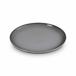 Le Creuset Flint Stoneware Coupe Collection 22cm Side Plate -HARTS OF STUR Sales 70234224447080 Le Creuset Flint Coupe Collection Side Plate 1