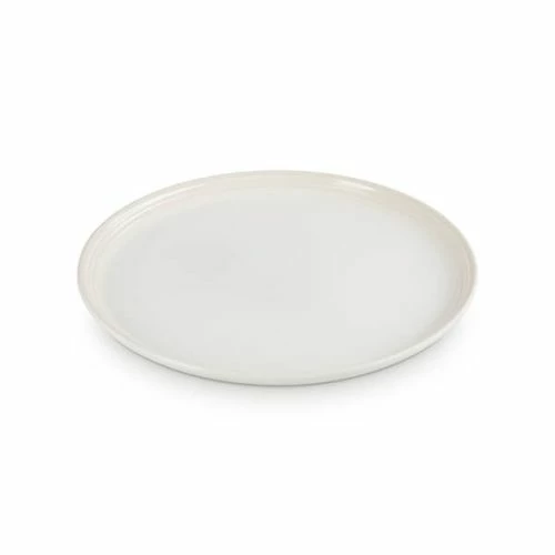 Le Creuset Meringue Stoneware Coupe Collection 22cm Side Plate 4 Le Creuset Meringue Stoneware Coupe Collection 22cm Side Plate - Image 2