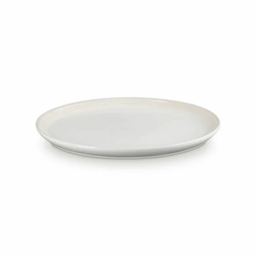 Le Creuset Meringue Stoneware Coupe Collection 22cm Side Plate 3 Le Creuset Meringue Stoneware Coupe Collection 22cm Side Plate