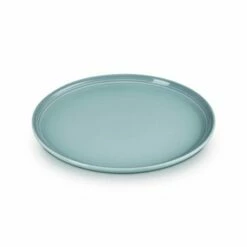 Le Creuset Sea Salt Stoneware Coupe Collection 22cm Side Plate -HARTS OF STUR Sales 70234227177080 Le Creuset Sea Salt Coupe Collection Side Plate 1