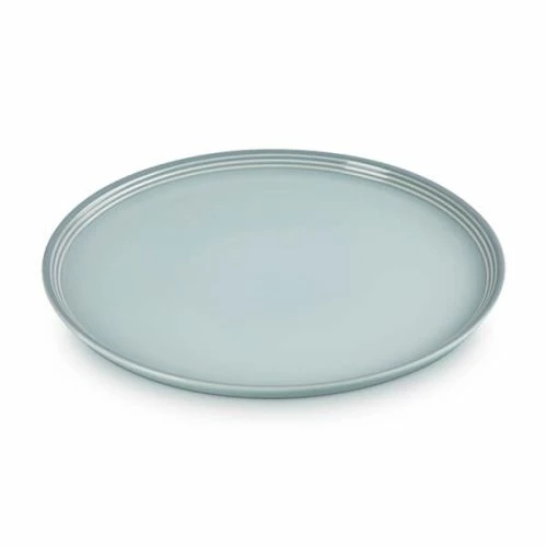 Le Creuset Sea Salt Stoneware Coupe Collection 27cm Dinner Plate 4 Le Creuset Sea Salt Stoneware Coupe Collection 27cm Dinner Plate - Image 2