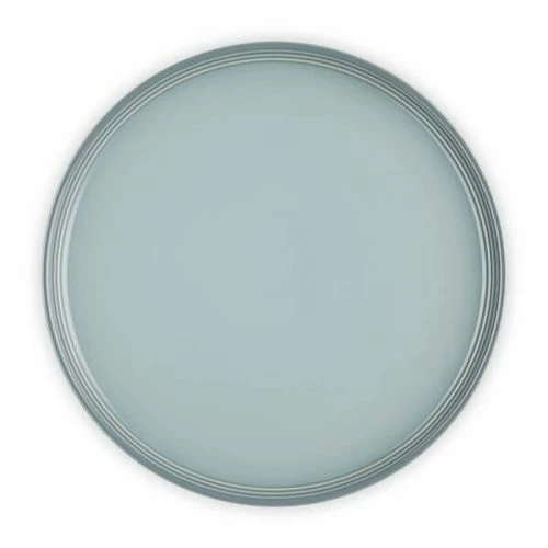 Le Creuset Sea Salt Stoneware Coupe Collection 27cm Dinner Plate 6 Le Creuset Sea Salt Stoneware Coupe Collection 27cm Dinner Plate - Image 4