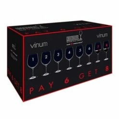 Riedel Vinum Cabernet / Merlot Wine Glass Eight Piece Set -HARTS OF STUR Sales 7416 0 Riedel Vinum Cabernet Merlot Wine Glass Set Of 8pc Set 2