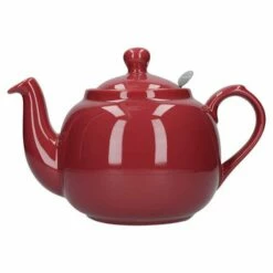 London Pottery Farmhouse Filter 6 Cup Teapot Red