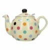 London Pottery Farmhouse Filter 4 Cup Teapot Multi Spot -HARTS OF STUR Sales 78414 London Pottery Farmhouse 4 Cup Teapot Multi Spot