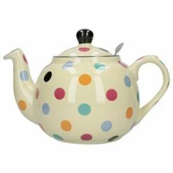 London Pottery Farmhouse Filter 6 Cup Teapot Multi Spot