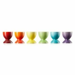 Le Creuset Rainbow Collection Set Of 6 Egg Cups -HARTS OF STUR Sales 79067008359030 Le Creuset Rainbow Egg Cups 6 Pack 2