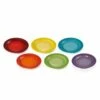 Le Creuset Rainbow Set Of 6 22cm Side Plates -HARTS OF STUR Sales 79285228359006 Le Creuset Rainbow 22cm Side Plates 6 Pack