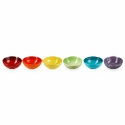 Le Creuset Rainbow Set Of 6 Cereal Bowls 11 Le Creuset Rainbow Set Of 6 Cereal Bowls -HARTS OF STUR Sales 79286168359006 Le Creuset Rainbow Cereal Bowls 6 Pack 3