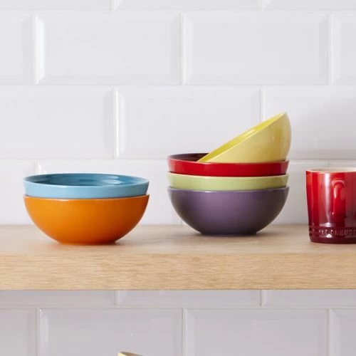 Le Creuset Rainbow Set Of 6 Cereal Bowls 8 Le Creuset Rainbow Set Of 6 Cereal Bowls - Image 6