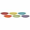 Le Creuset Stoneware Set Of 6 Rainbow Dinner Plates 27cm -HARTS OF STUR Sales 79364278358006 Le Creuset 6 Rainbow Dinner Plates