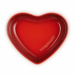 Le Creuset L'Amour Heart Collection Cerise 20cm Heart Bowl -HARTS OF STUR Sales 80172650600099 Le Creuset LAmour Heart Collection 23cm Heart Bowl Cerise 3