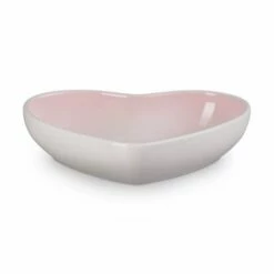 Le Creuset L'Amour Heart Collection Shell Pink 20cm Heart Bowl -HARTS OF STUR Sales 80172657770099 Le Creuset LAmour Heart Collection 23cm Heart Bowl Shell Pink 1