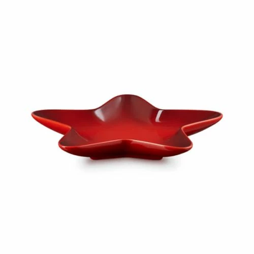 Le Creuset Cerise Stoneware 20cm Star Plate 5 Le Creuset Cerise Stoneware 20cm Star Plate - Image 3