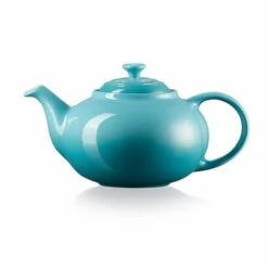 Le Creuset Teal Stoneware Classic Teapot -HARTS OF STUR Sales 80702131700003 Le Creuset Teal Stoneware Classic Teapot 2