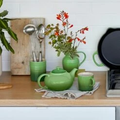 Le Creuset Bamboo Stoneware Classic Teapot -HARTS OF STUR Sales 80702134080003 Le Creuset Bamboo Classic Teapot 5