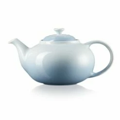 Le Creuset Coastal Blue Stoneware Classic Teapot -HARTS OF STUR Sales 80702134200003 Le Creuset Coastal Blue Stoneware Classic Teapot 3