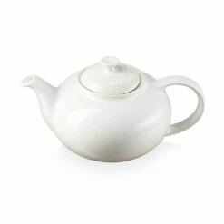 Le Creuset Meringue Stoneware Classic Teapot 9 Le Creuset Meringue Stoneware Classic Teapot -HARTS OF STUR Sales 80702137160003 Le Creuset Meringue Stoneware Classic Teapot 2