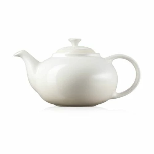 Le Creuset Meringue Stoneware Classic Teapot 3 Le Creuset Meringue Stoneware Classic Teapot