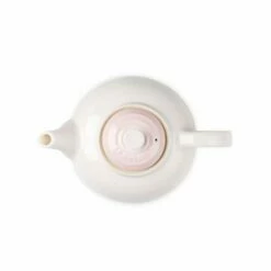 Le Creuset Shell Pink Stoneware Classic Teapot -HARTS OF STUR Sales 80702137770003 Le Creuset Classic Teapot Shell Pink 3