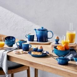 Le Creuset Azure Stoneware Grand Teapot -HARTS OF STUR Sales 80703132200003 Le Creuset Grand Teapot Azure Blue 5