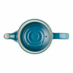 Le Creuset Deep Teal Stoneware Grand Teapot -HARTS OF STUR Sales 80703136420003 Le Creuset Deep Teal Stoneware Grand Teapot 3