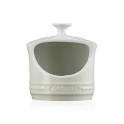 Le Creuset Meringue Stoneware Salt Pig -HARTS OF STUR Sales 80811107160005 Le Creuset Meringue Stoneware Salt Pig 2