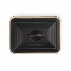 Le Creuset Black Stoneware Butter Dish 8 Le Creuset Black Stoneware Butter Dish -HARTS OF STUR Sales 80837170000003 Le Creuset Black Stoneware Butter Dish 2
