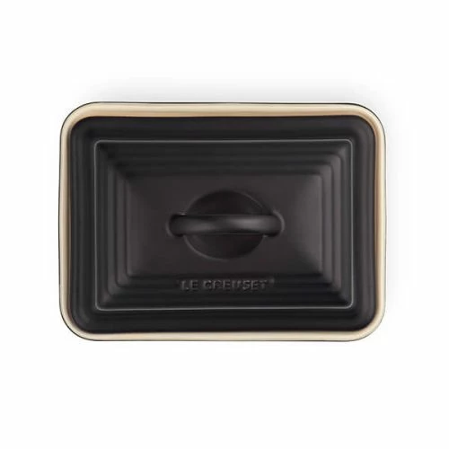 Le Creuset Black Stoneware Butter Dish 5 Le Creuset Black Stoneware Butter Dish - Image 3