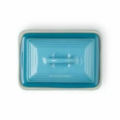 Le Creuset Teal Stoneware Butter Dish -HARTS OF STUR Sales 80837171700003 Le Creuset Teal Stoneware Butter Dish 2