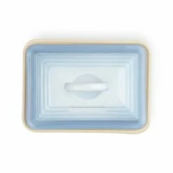 Le Creuset Coastal Blue Stoneware Butter Dish 9 Le Creuset Coastal Blue Stoneware Butter Dish -HARTS OF STUR Sales 80837174200003 Le Creuset Coastal Blue Stoneware Butter Dish 2