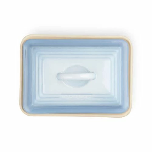 Le Creuset Coastal Blue Stoneware Butter Dish 5 Le Creuset Coastal Blue Stoneware Butter Dish - Image 3