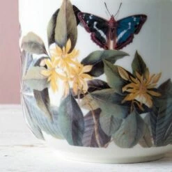 Royal Botanic Gardens Kew Midnight Floral White Mug 290ml -HARTS OF STUR Sales 852035 RBG Kew Midnight Floral White Mug 2