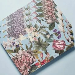 Royal Botanic Gardens Kew Bee Floral Rectangle Corkback Placemat Pack Of 4 -HARTS OF STUR Sales 852080 RB Garden Kew Bee Floral Rectangle Corkback Placemats 3