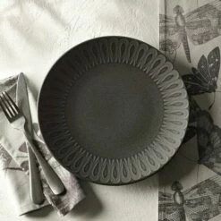 Royal Botanic Gardens Kew Living Jewels Dinner Plate 27cm - Black