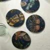 Royal Botanic Gardens Kew Living Jewels Midnight Round Coasters Pack Of 4 -HARTS OF STUR Sales 853230 RBG Kew Living Jewels Midnight Coasters